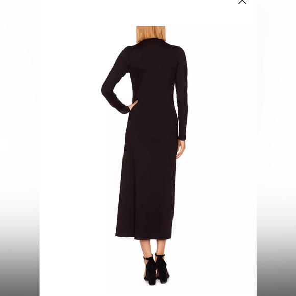 Susana Monaco (long sleeve turtle neck slit dress) - Picture 2 of 5